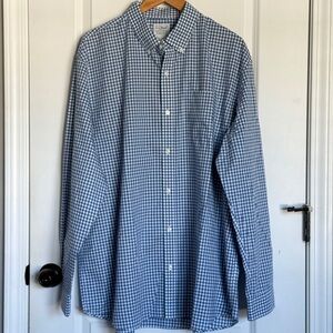 L.L. Bean Blue Checkered Shirt